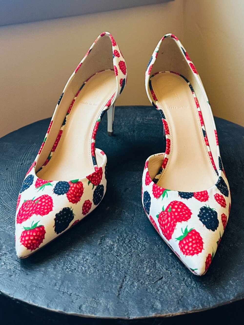 NWOT J.CREW BERRY HEELS SHOES SIZE 9